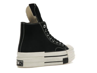 Converse DRKSHDW Chuck Taylor All Star DBL DRKSTAR Hi Rick Owens DRKSTAR Black