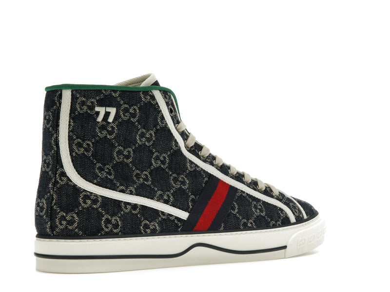 Gucci Tennis 1977 High Top Sneaker Blue