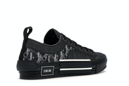 Dior B23 Low Top Canvas Oblique Black