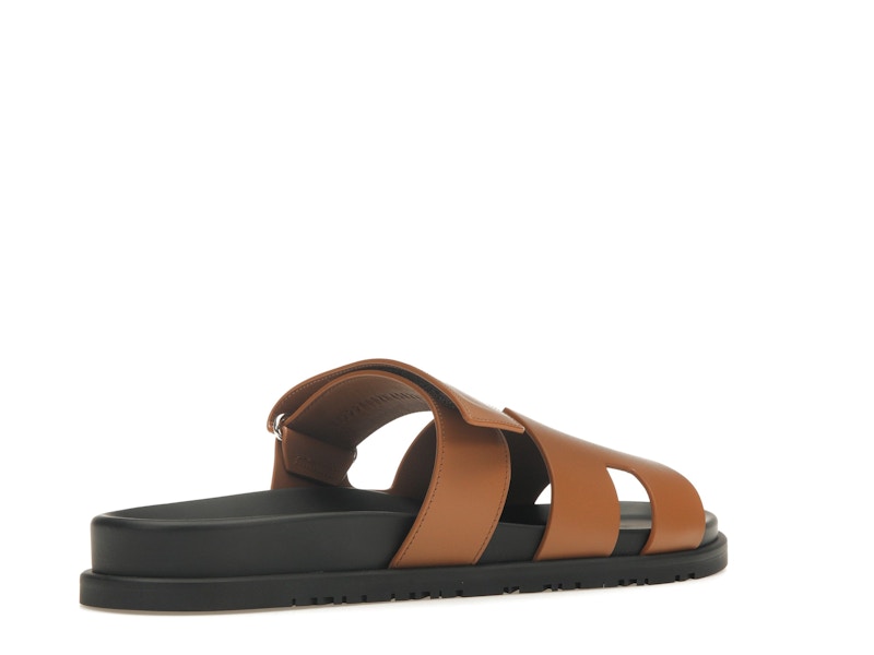Hermes Chypre Sandal Naturel Black Smooth Calfskin Leather