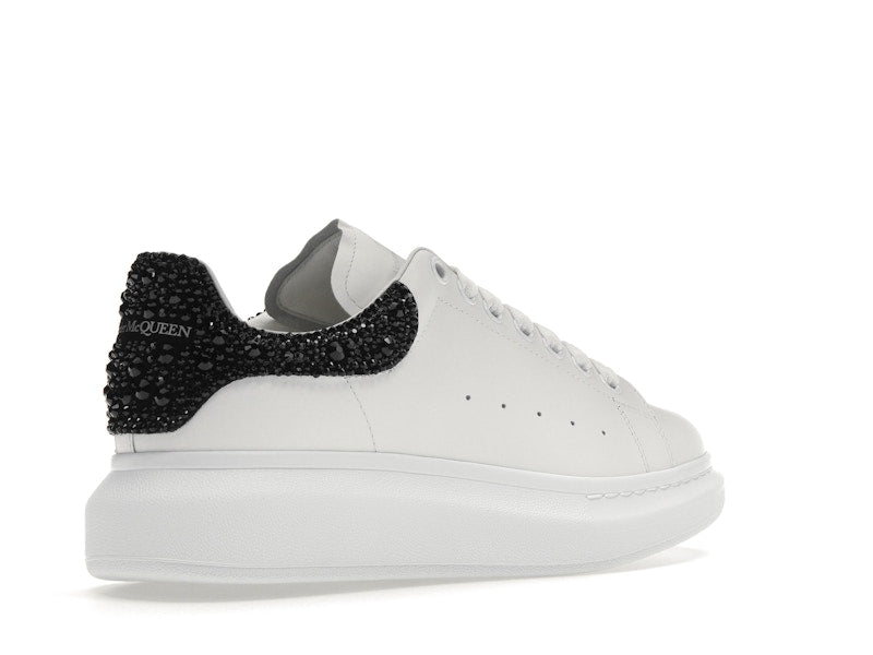 Alexander McQueen Oversized White Black Crystals