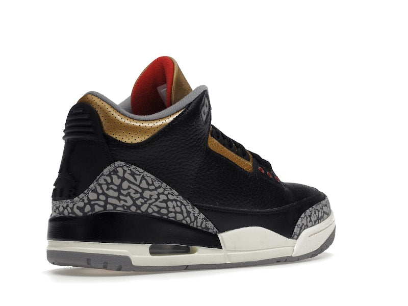 Jordan 3 Retro Black Cement Gold