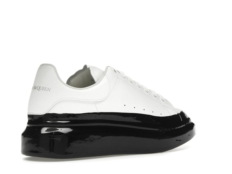 Alexander McQueen Oversized Paint Dipped White Black
