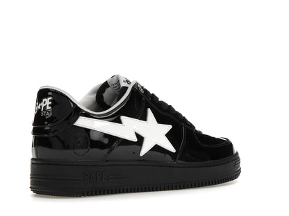 A Bathing Ape Bape Sta #2 Black Patent 