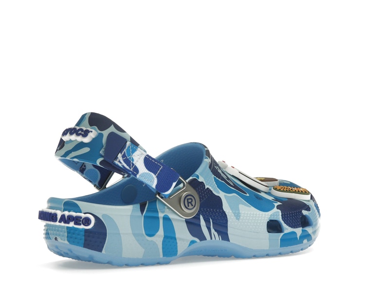 Crocs Classic Clog A Bathing Ape ABC Camo Blue