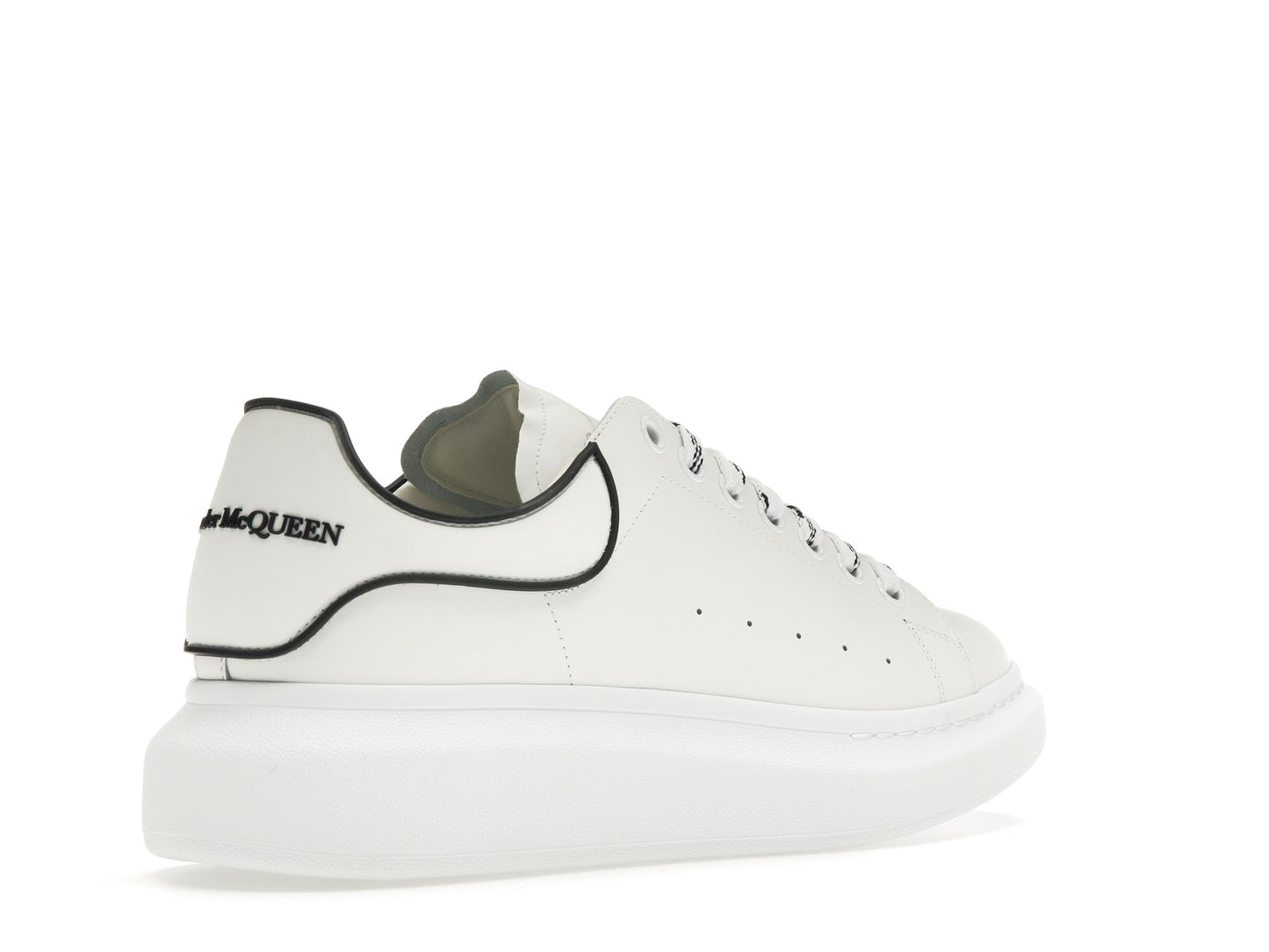 Alexander McQueen Oversized White Black Trim