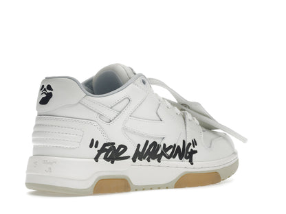 OFF-WHITE Out Of Office OOO Low Tops For Walking White Black 