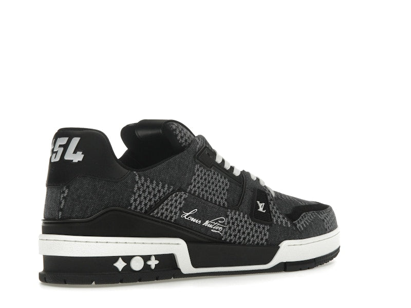Louis Vuitton LV Trainer Black Damier 3D Denim