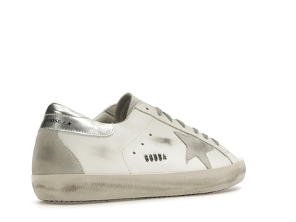 Golden Goose Super-Star White Silver