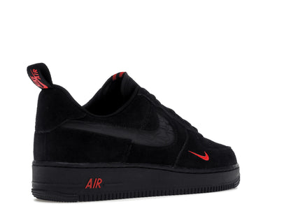 Nike Air Force 1 Low Multi-Swoosh Black Crimson