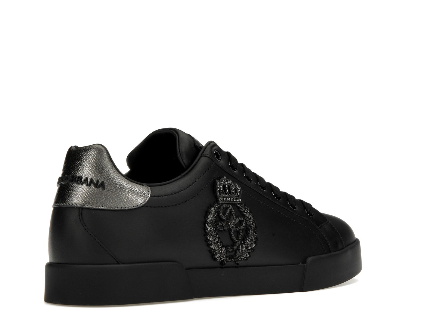 Dolce & Gabbana Portofino Crown Patch Black