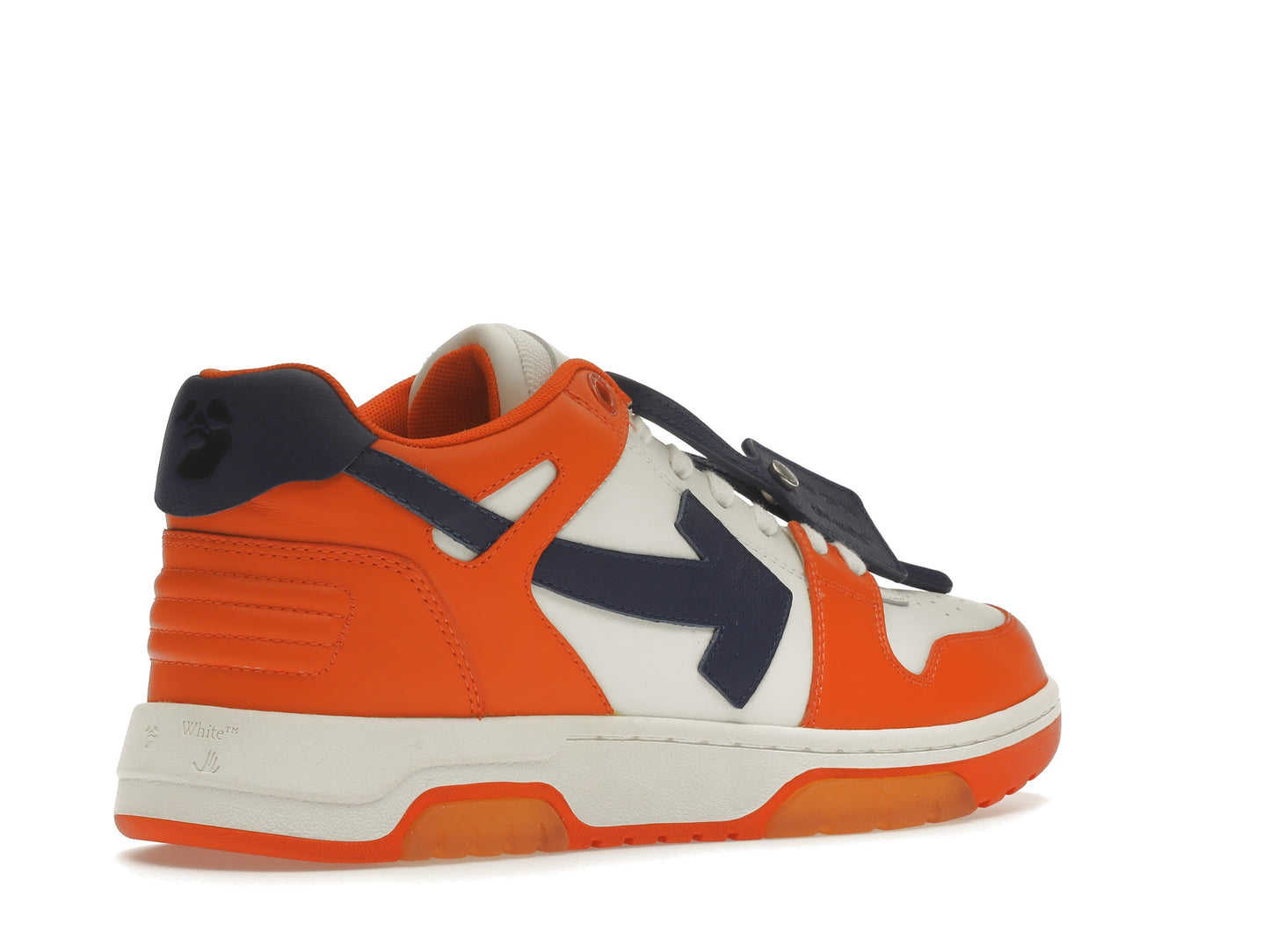 OFF-WHITE Out Of Office OOO Low Tops White Orange Blue