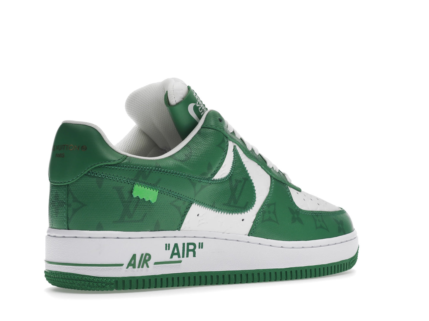 Louis Vuitton Nike Air Force 1 Low By Virgil Abloh White Green