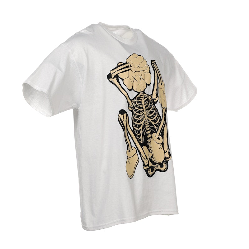 KAWS SKELETON NEW FICTION T-shirt Bone