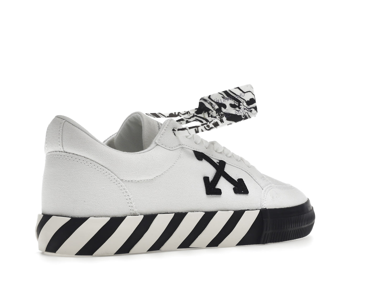 OFF-WHITE Vulcanized Low Canvas White Black