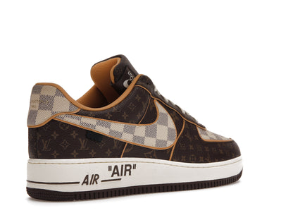 Nike Air Force 1 Low Louis Vuitton Monogram Brown Damier Azur