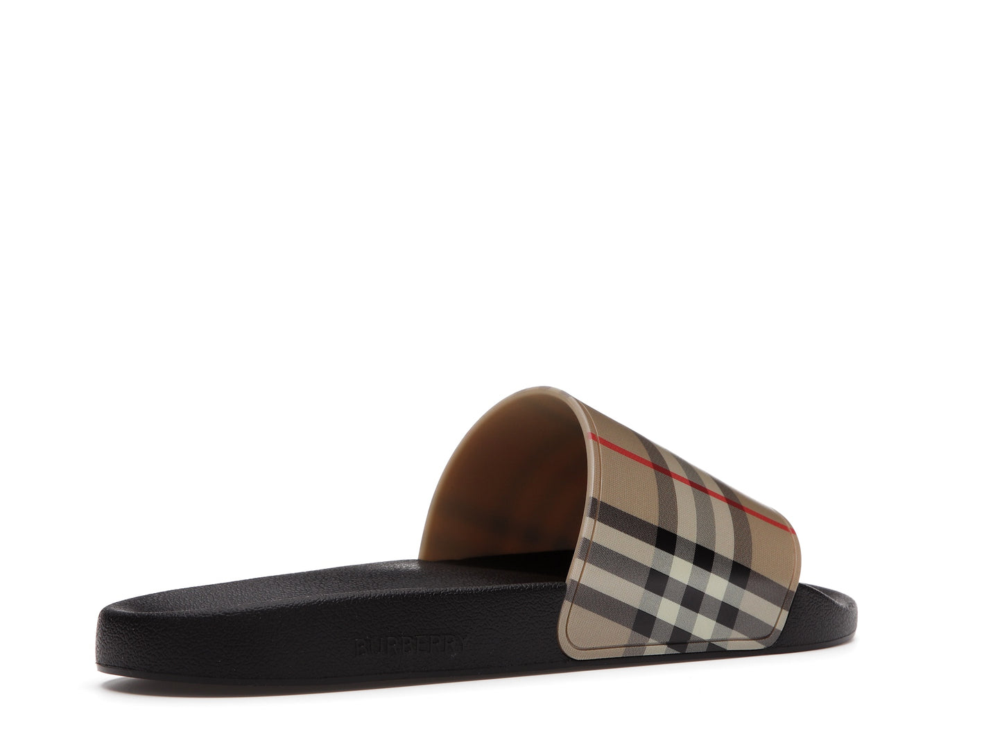 Burberry Furley Check Slides Archive Beige