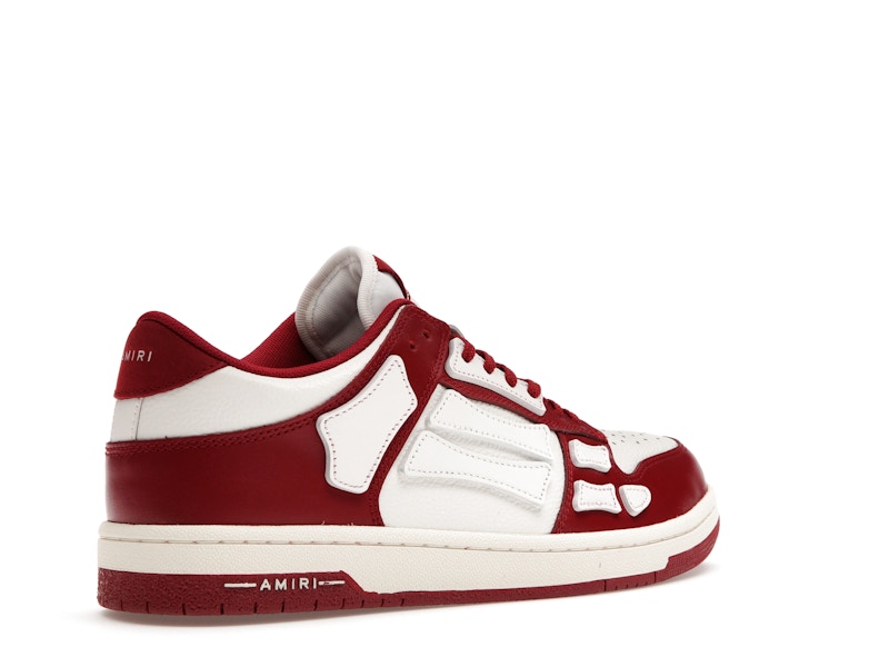 AMIRI Skel Top Low Rouge Blanc 