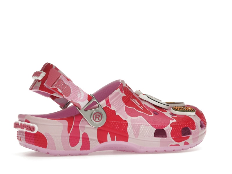 Crocs Classic Clog A Bathing Ape ABC Camo Pink