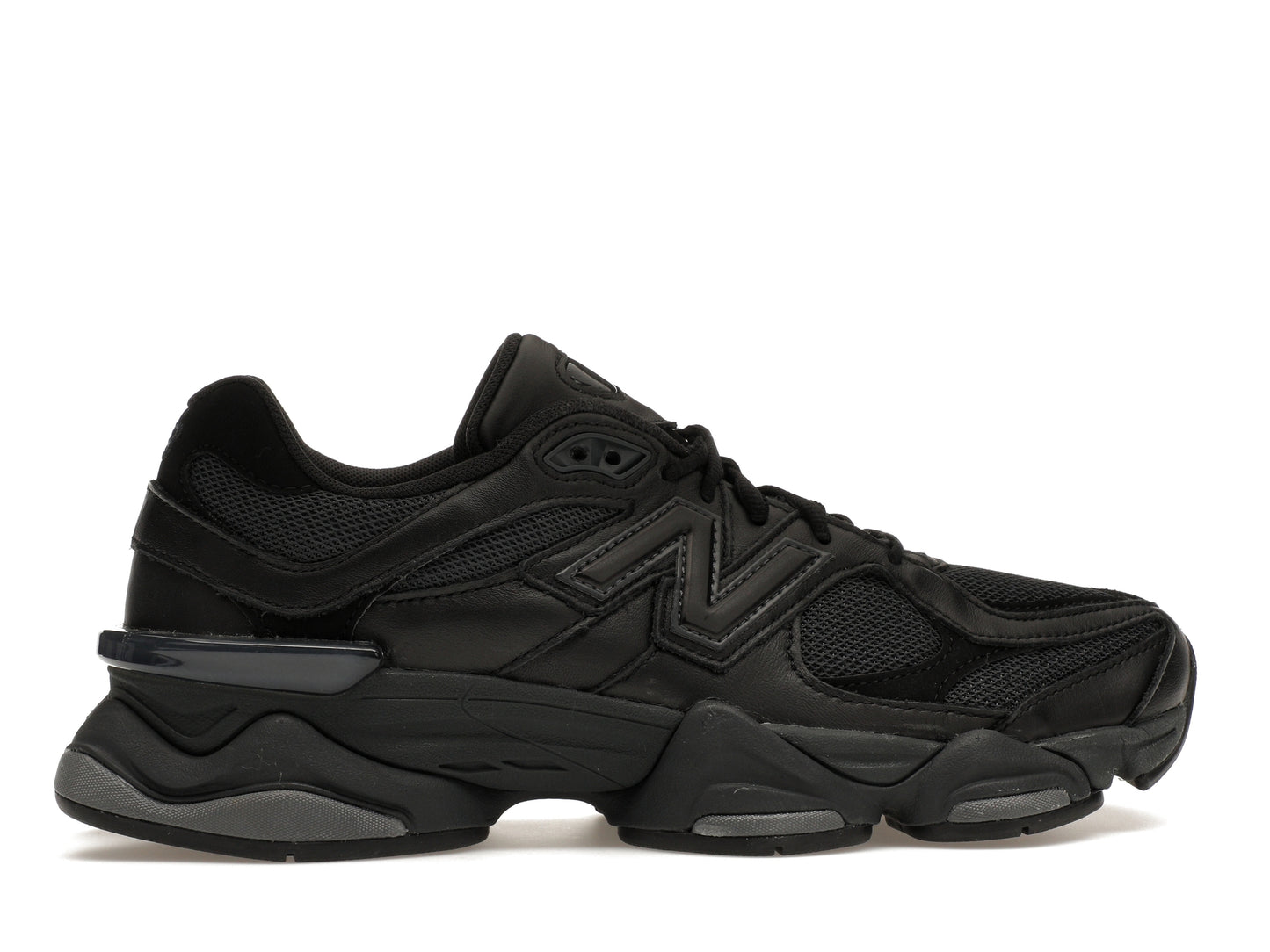 New Balance 9060 Triple Black Leather