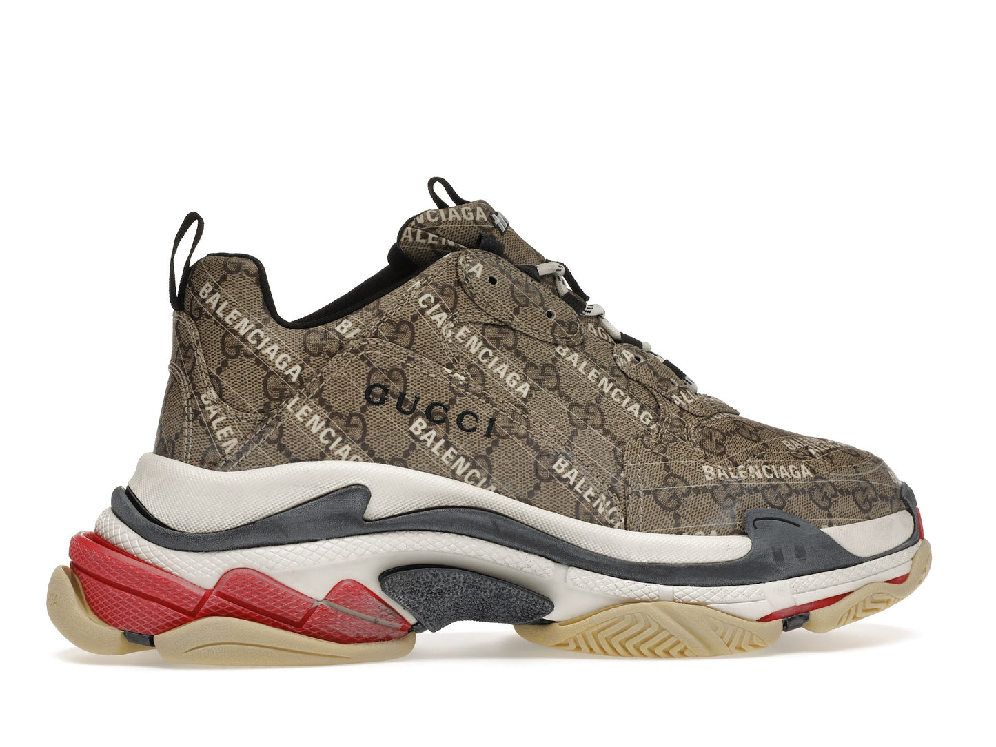 Gucci x Balenciaga The Hacker Project Triple S Beige 