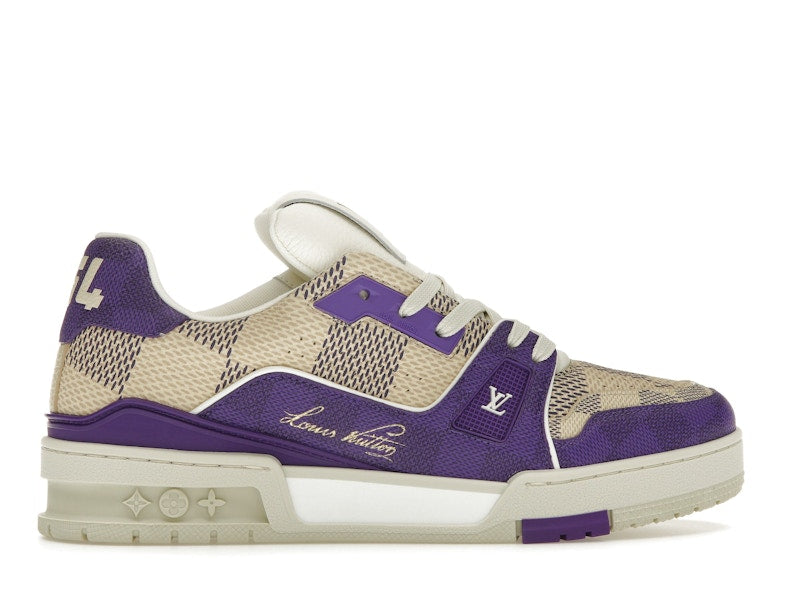 Louis Vuitton Damier LV Trainer Purple
