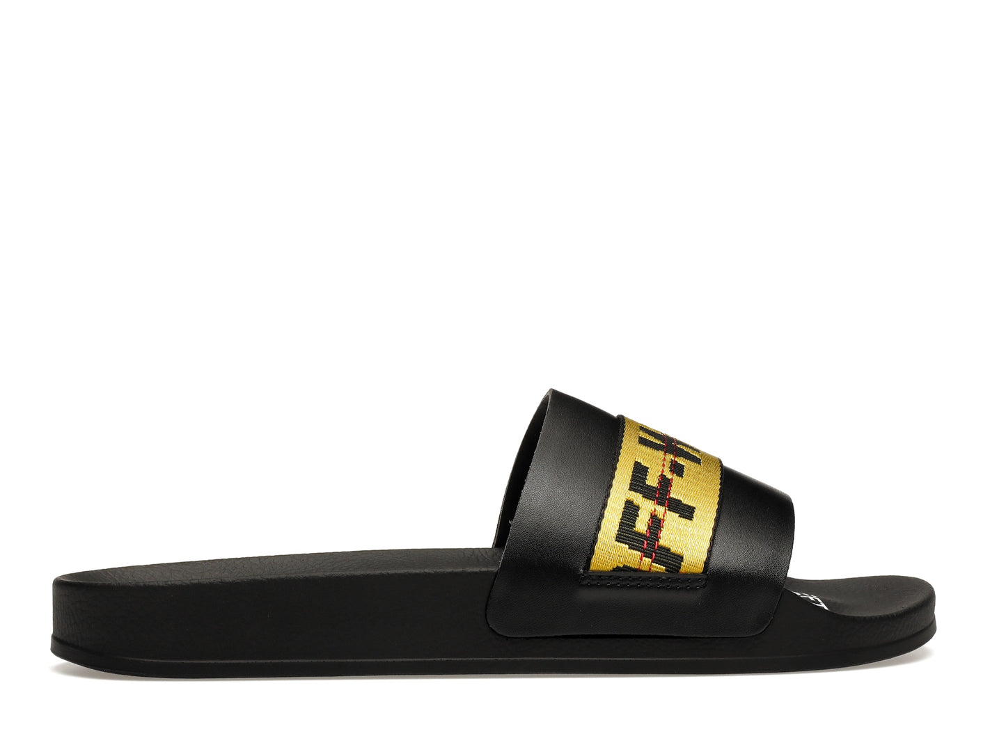 OFF-WHITE Industrial Belt Slides Black Yellow