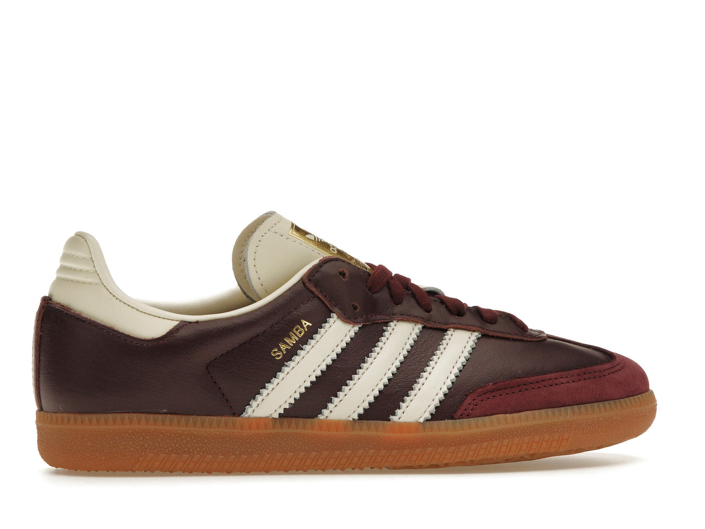 adidas Samba OG Maroon Gold Metallic