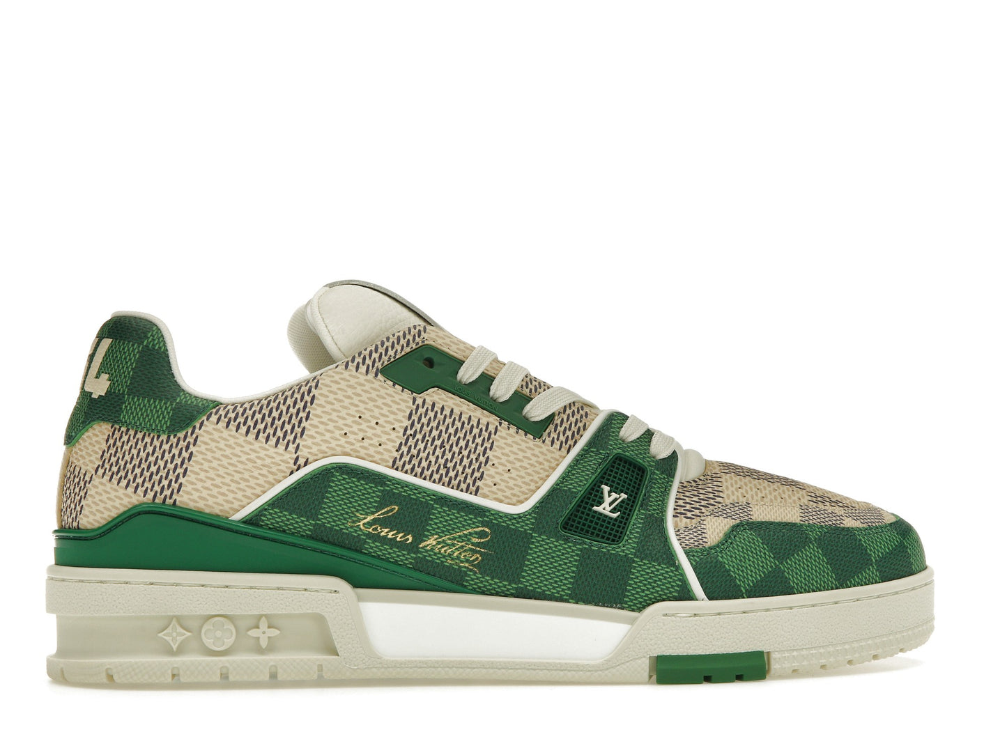 Louis Vuitton LV Trainer Damier White Green