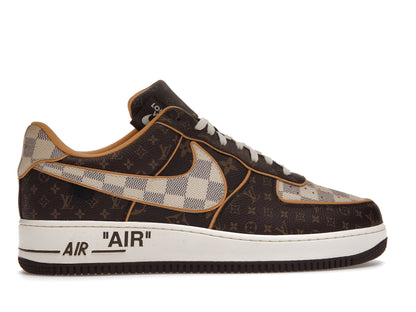 Nike Air Force 1 Low Louis Vuitton Monogram Brown Damier Azur