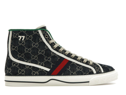 Gucci Tennis 1977 High Top Sneaker Blue 