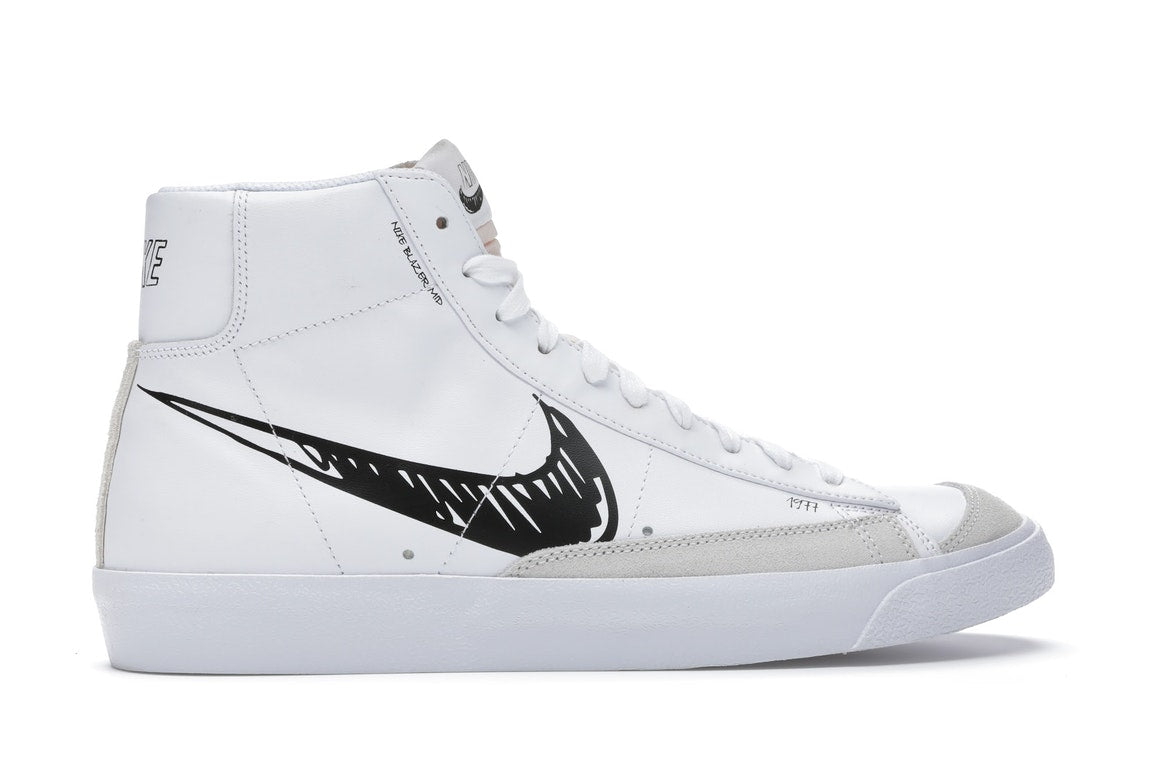 Nike Blazer Mid 77 Sketch White Black