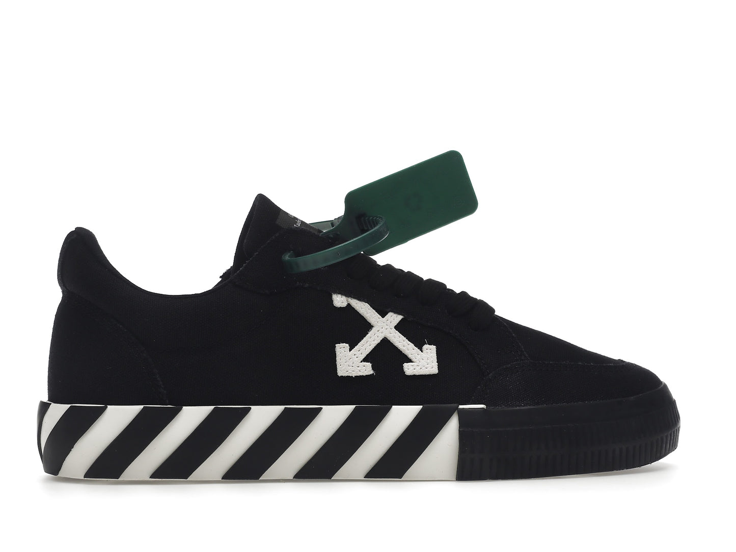 OFF-WHITE Vulc Low Toile Noir Blanc