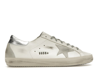 Golden Goose Super-Star White Silver