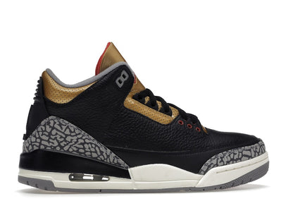 Jordan 3 Retro Black Cement Gold