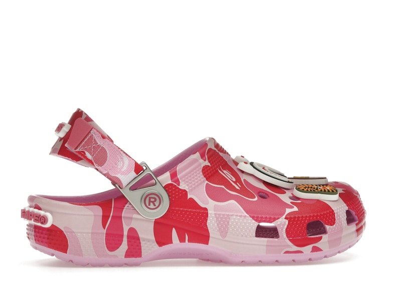 Crocs Classic Clog A Bathing Ape ABC Camo Pink