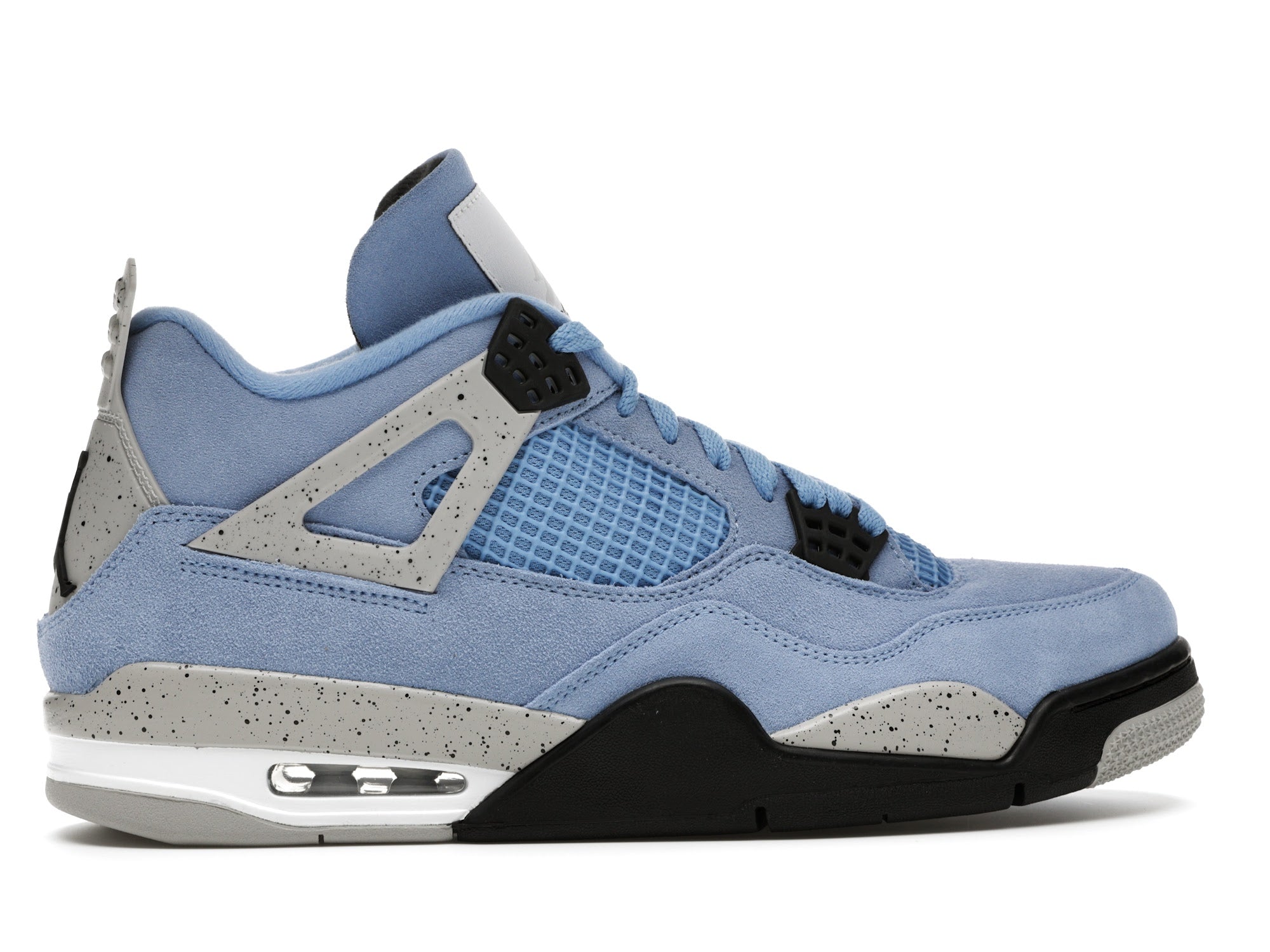 Jordans retro 4 blue and white online