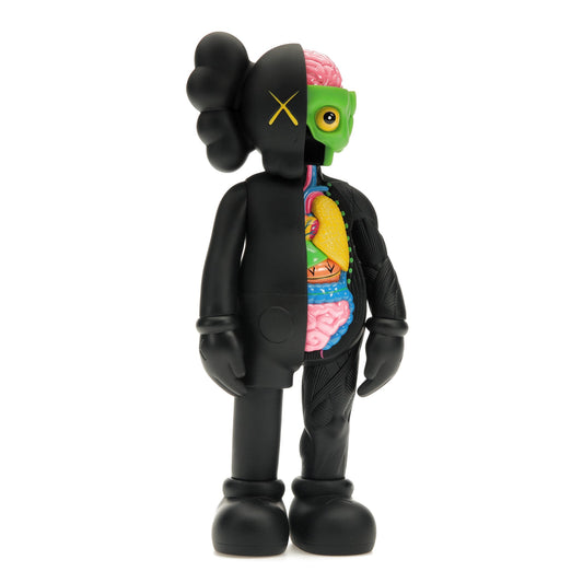 Figurine en vinyle KAWS Companion Flayed Open Edition, noire