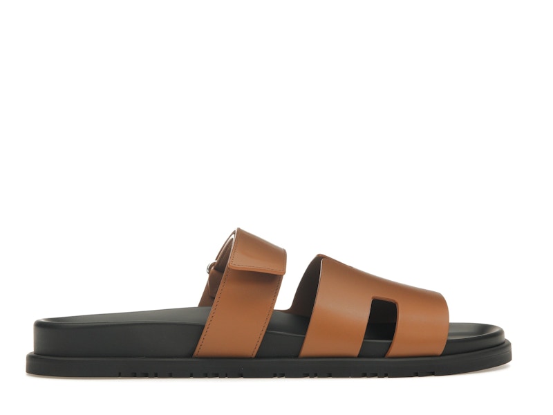Hermes Chypre Sandal Naturel Black Smooth Calfskin Leather