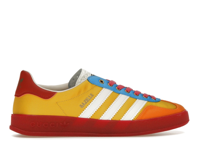 adidas x Gucci Gazelle Yellow White Red