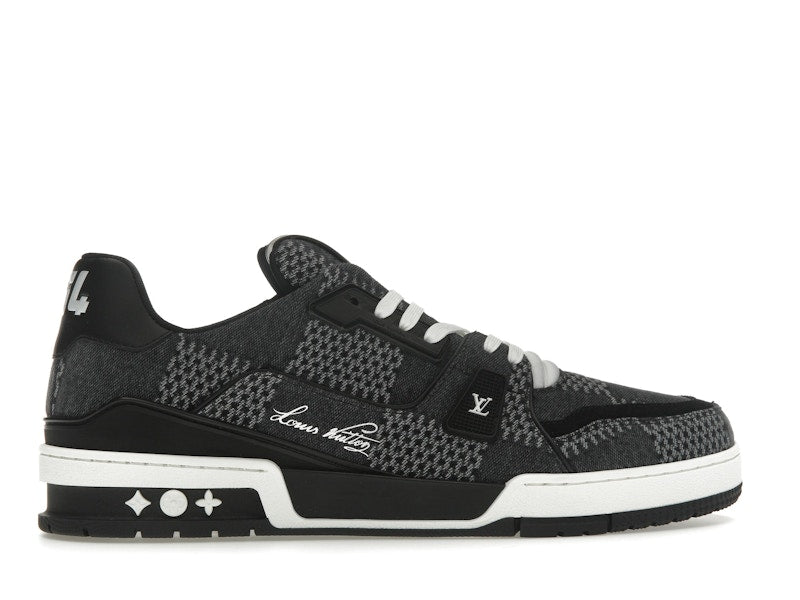 Louis Vuitton LV Trainer Black Damier 3D Denim