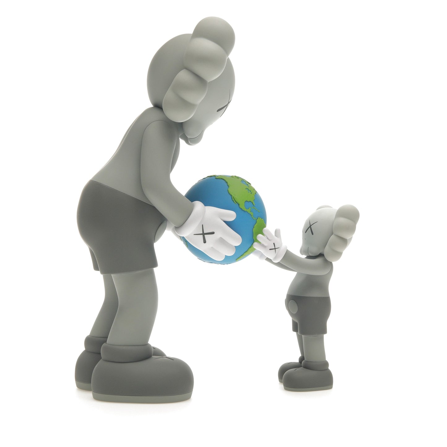 KAWS THE PROMISE Figurine en Vinyle Gris