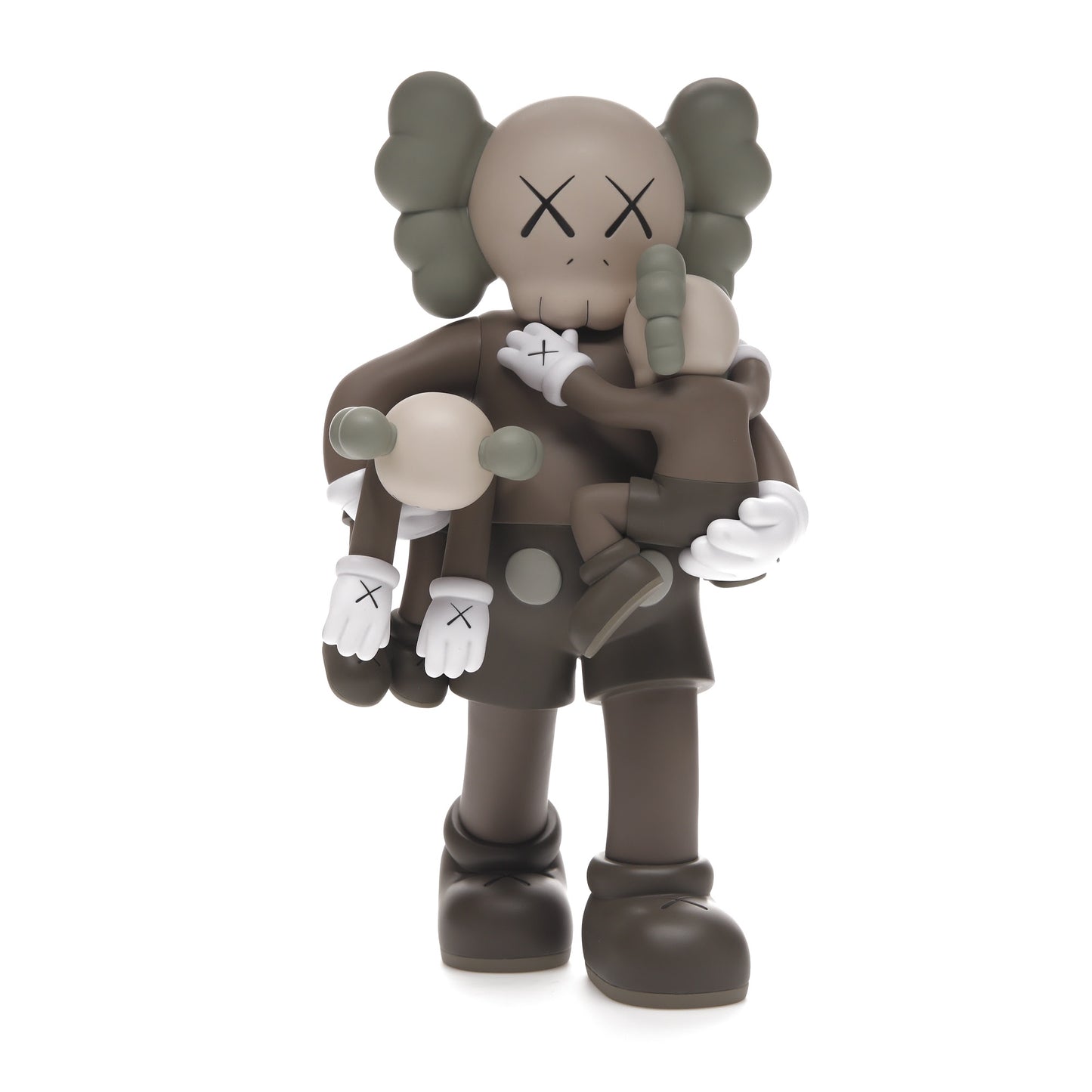 KAWS Clean Slate Vinyl Figure Brown