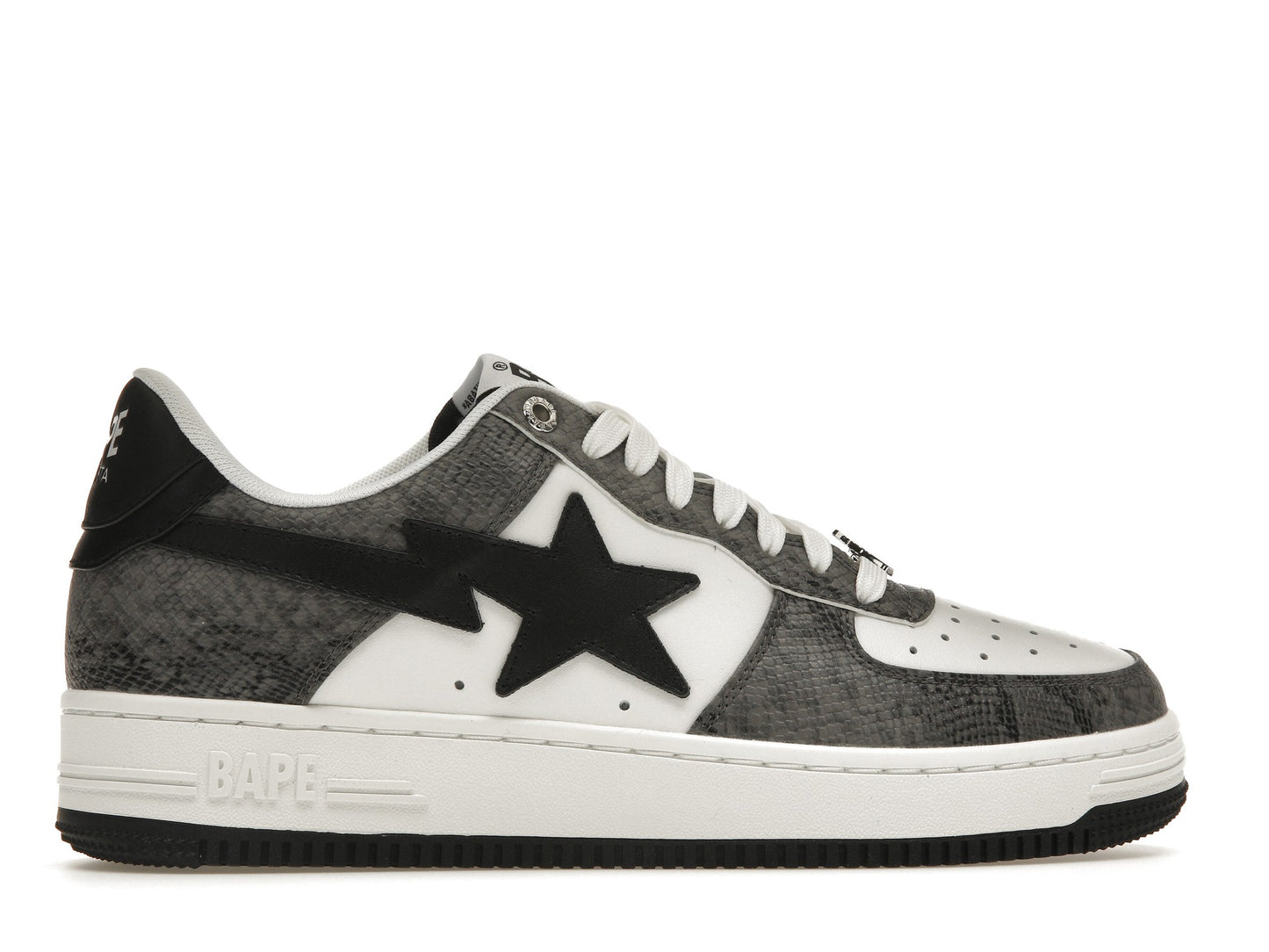 A Bathing Ape Bape Sta Snake Skin Black