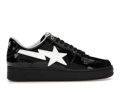 A Bathing Ape Bape Sta #2 Black Patent 