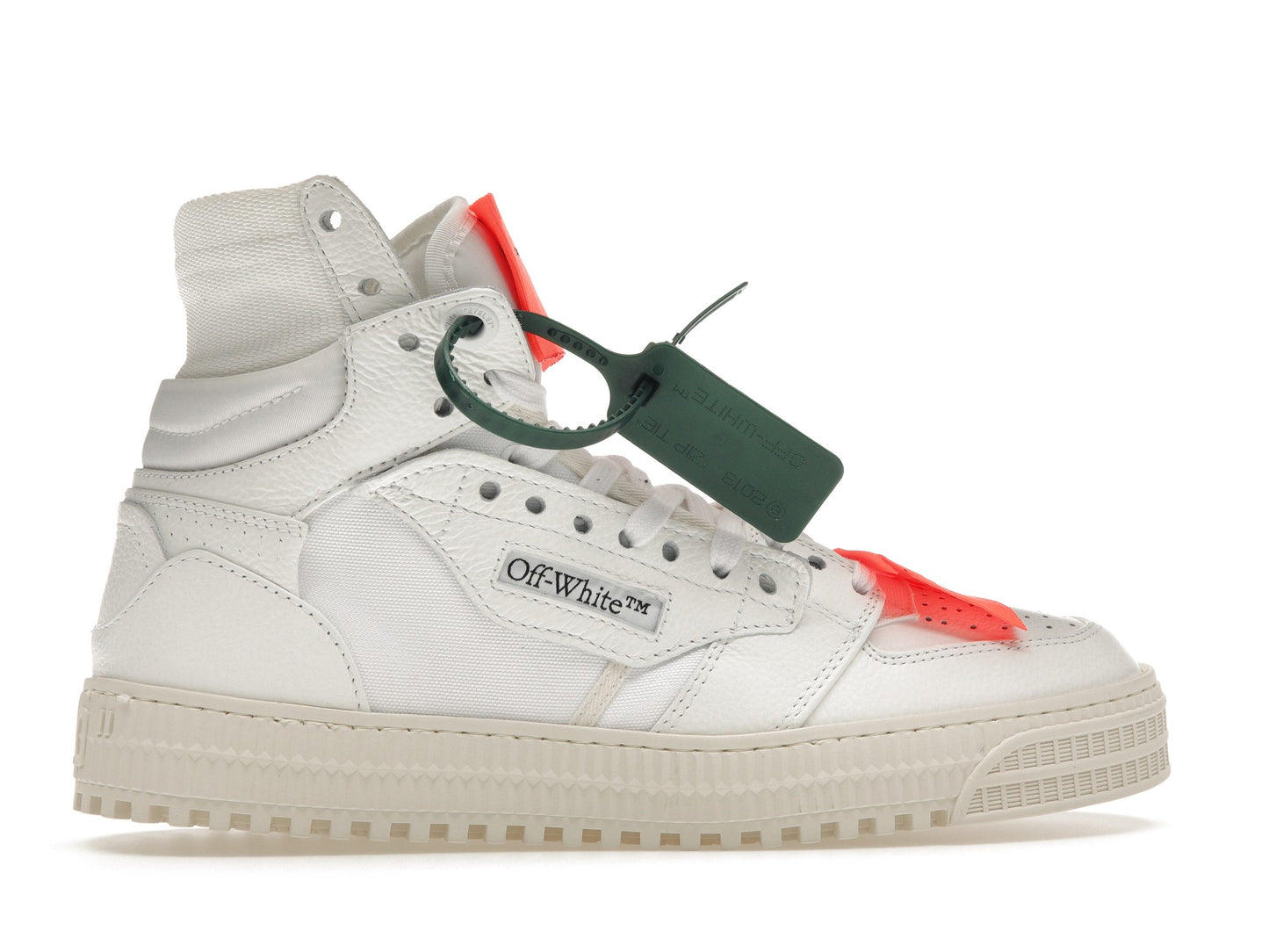 OFF-WHITE Off Court 3.0 Cuir Blanc Blanc Orange 