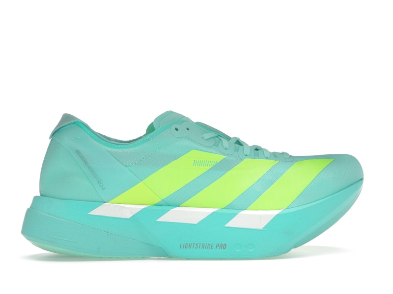 adidas Adizero Adios Pro 4 Flash Aqua Lucid Lemon