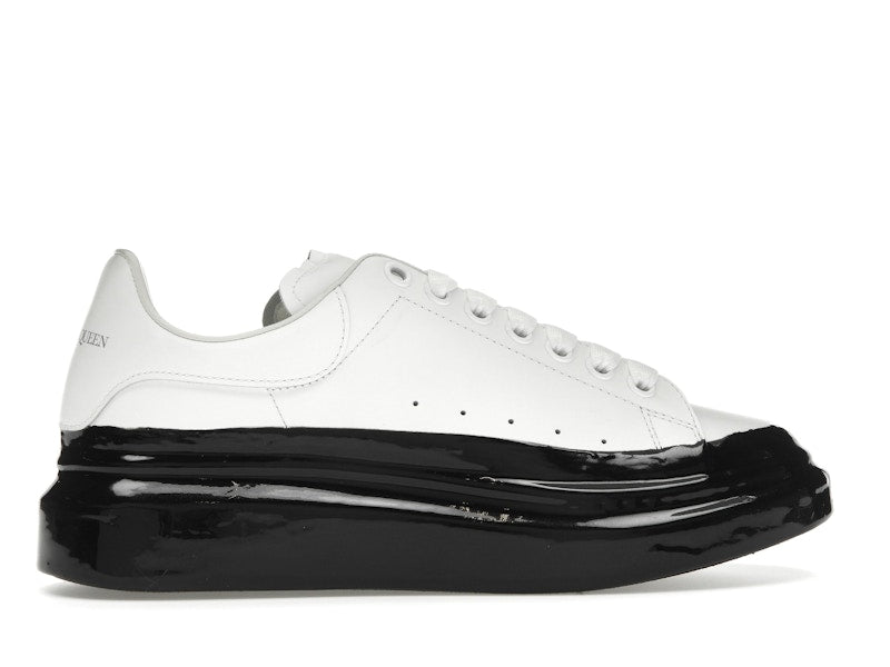 Alexander McQueen Oversized Paint Dipped White Black