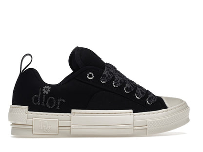 Dior B23 Skater Low Top ERL Black Cotton Canvas 