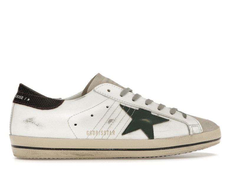 Golden Goose Super-Star White Seedpearl Green